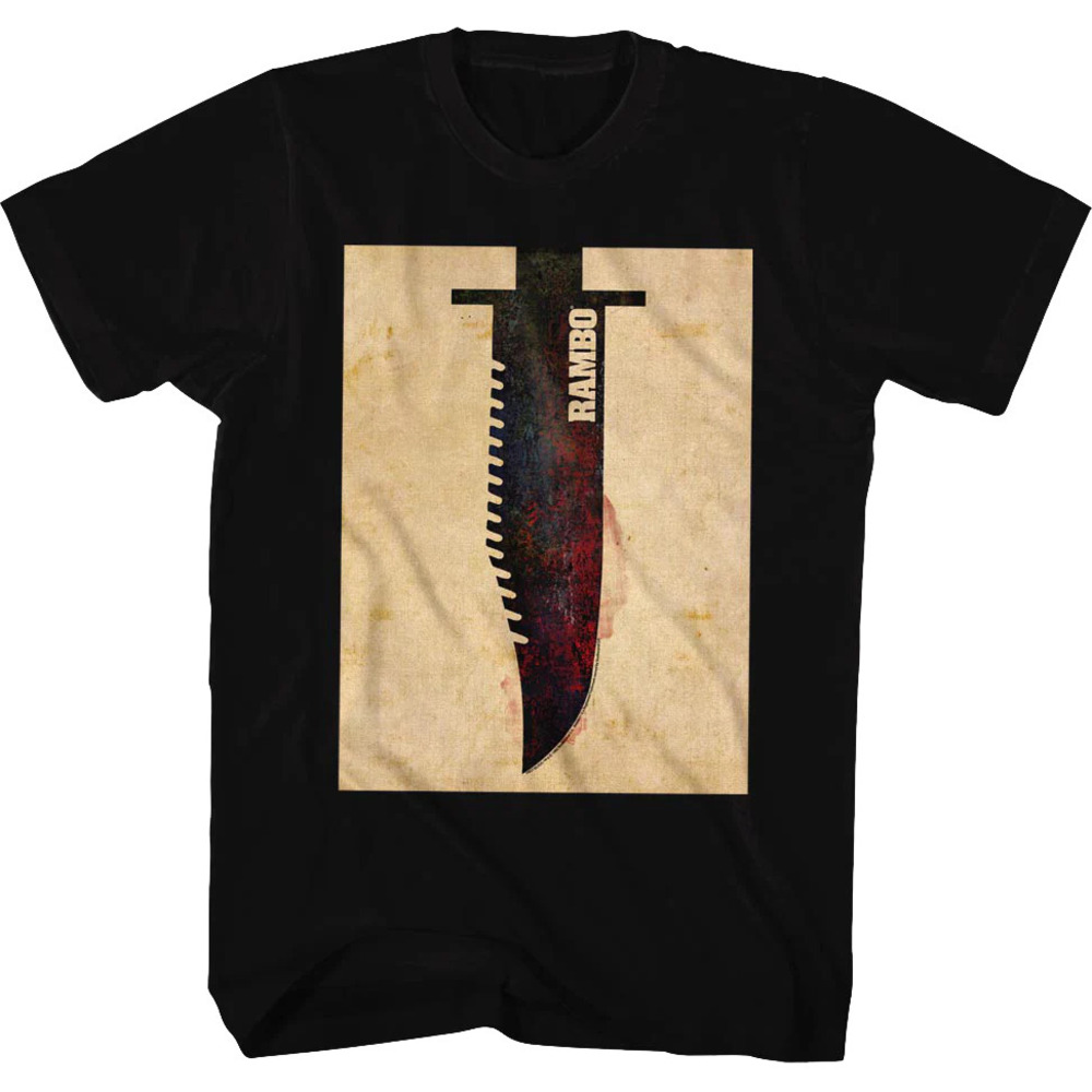 Survival Knife Rambo Tshirt